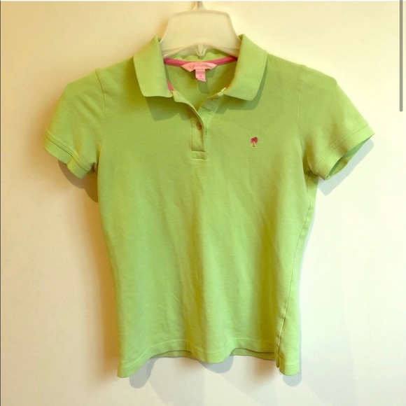 LILLY PULITZER BUNDLE Pink/Green GOLF SHIRTS XS - Picture 5 of 16